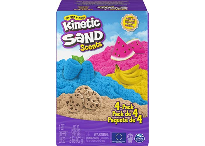 Фото - Кинетический песок Kinetic Sand Кинетический песок Hабор для лепки ароматизированный 4 шт. кинетический песок волшебный мир волшебный песок kpn2sv песочный 1 2 кг пластиковый контейнер