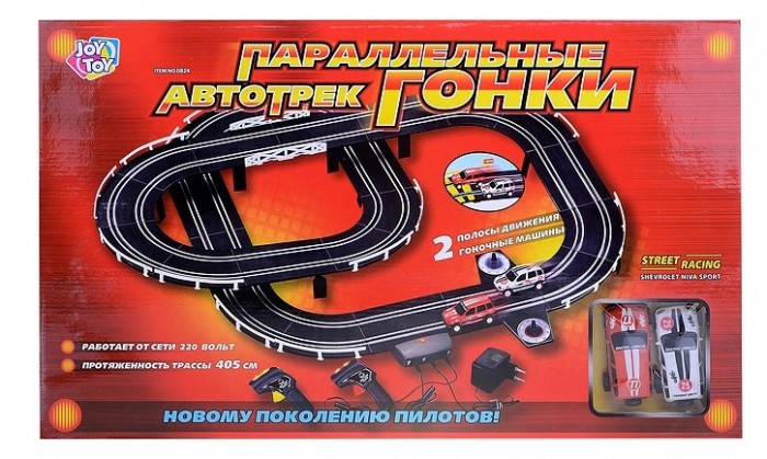 

Play Smart Игровой набор Автотрек на электропитании 405 см, Игровой набор Автотрек на электропитании 405 см
