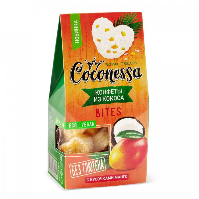  Coconessa Конфеты кокосовые Манго 90 г