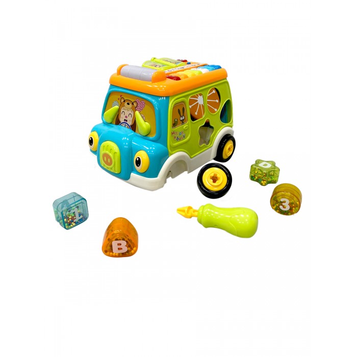 Развивающая игрушка Everflo Игровой центр Baby bus HS0422943 ПП100005163