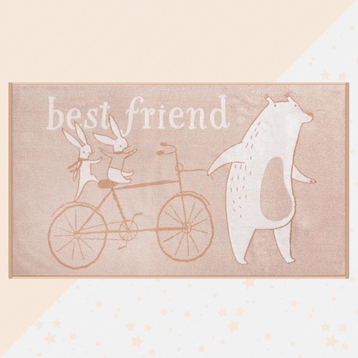 

Этель Полотенце махровое Best friend 130х70, Полотенце махровое Best friend 130х70