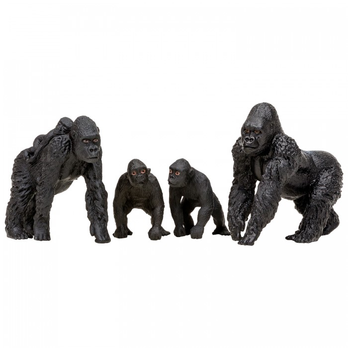 Купить Игровые фигурки, Masai Mara Набор фигурок Мир диких животных Семья горилл (4 предмета)
