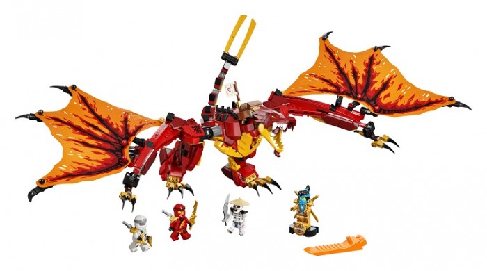 

Конструктор Lego Ninjago Атака огненного дракона, Ninjago Атака огненного дракона