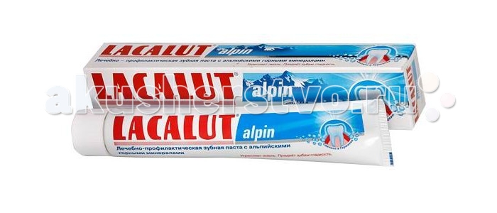 Гигиена полости рта Lacalut Зубная паста Alpin 75 мл lacalut зубная паста экстра сенситив 50 мл зубные пасты