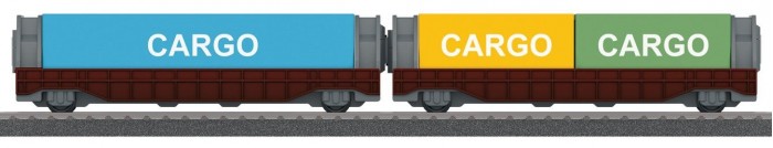 Marklin Набор контейнерных вагонов My World 2 шт.