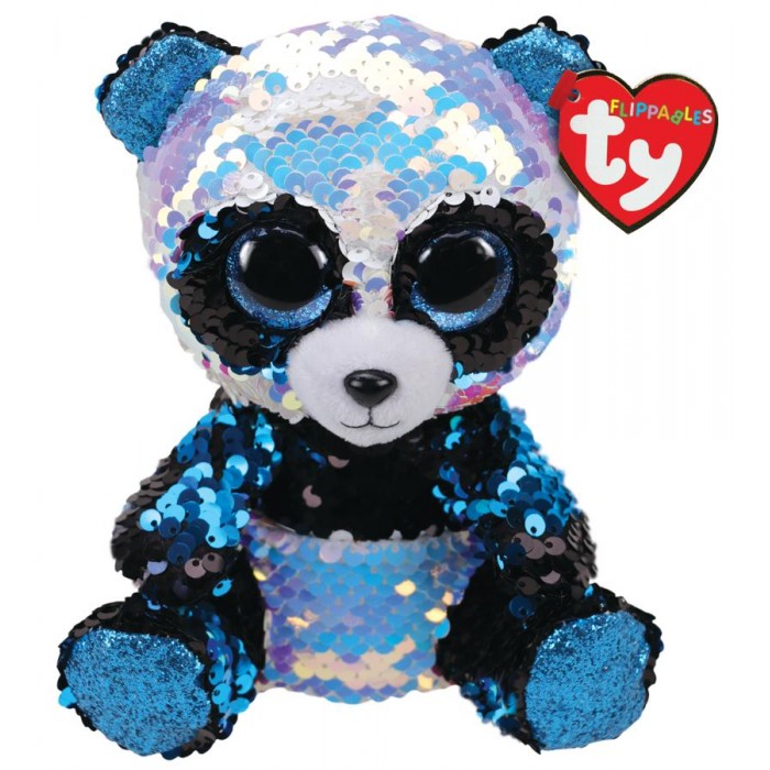Мягкие игрушки TY Бамбу панда с пайетками 25 см мягкие игрушки ty мунлайт сова 25 см