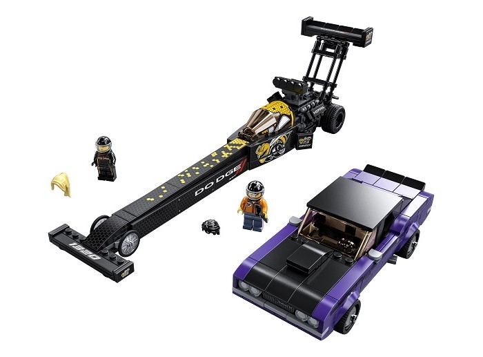 

Конструктор Lego Speed Champions Mopar Dodge SRT Dragster and 1970 Dodge Challenger T/A, Speed Champions Mopar Dodge SRT Dragster and 1970 Dodge Challenger T/A