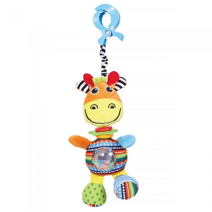 Купить Подвесные игрушки, Подвесная игрушка Biba Toys на прищепке Жираф Джиджи 36x14 см