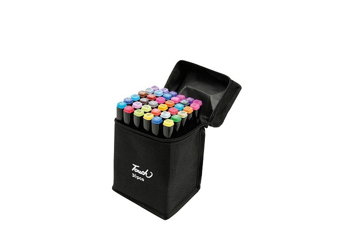 Фломастеры Touch Маркеры для скетчинга двухсторонние 1-6 мм 36 цветов