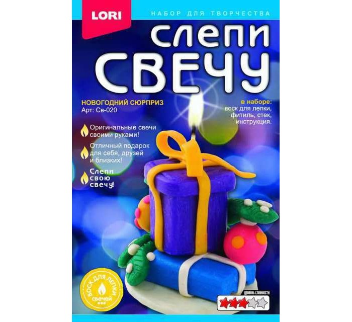 Лори слепи свечу десерт