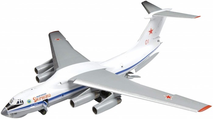 Сборные модели Звезда Сборная модель Российский военно-транспортный самолёт Ил-76МД