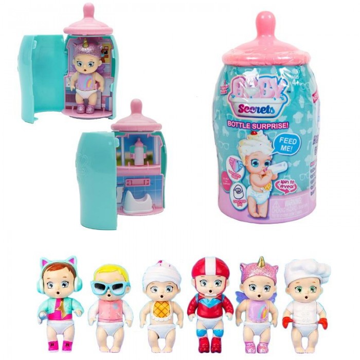 фото Headstart куколка в бутылочке baby secrets bottle surprise