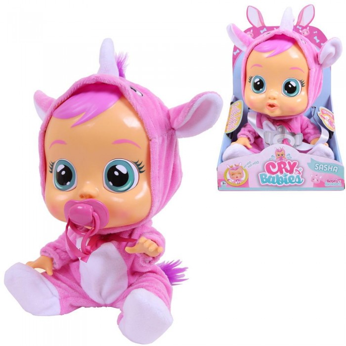 IMC toys Cry Babies Плачущий младенец Sasha 31 см 93744