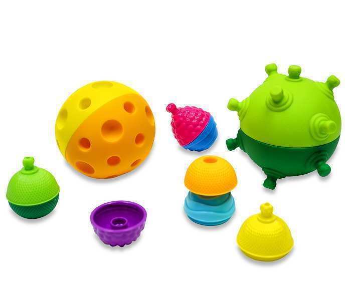 Развивающая игрушка Lalaboom 2 тактильных мяча (12 деталей)
