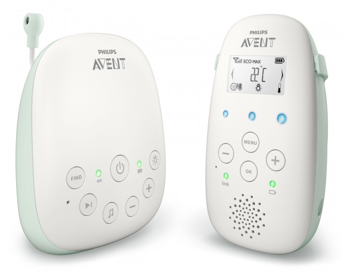 

Philips Avent Цифровая радионяня Dect с ночником и колыбельными, Цифровая радионяня Dect с ночником и колыбельными