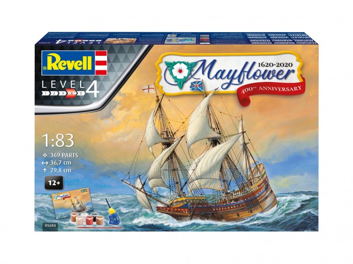 Revell Подарочный набор с моделью 400-летие торгового судна Мейфлауэр 1:83