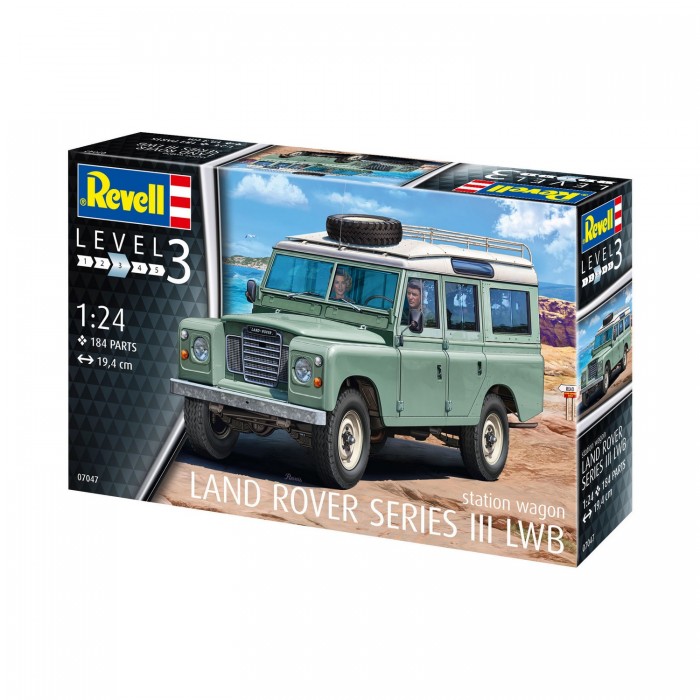 фото Revell сборная модель автомобиль land rover series iii 1:24