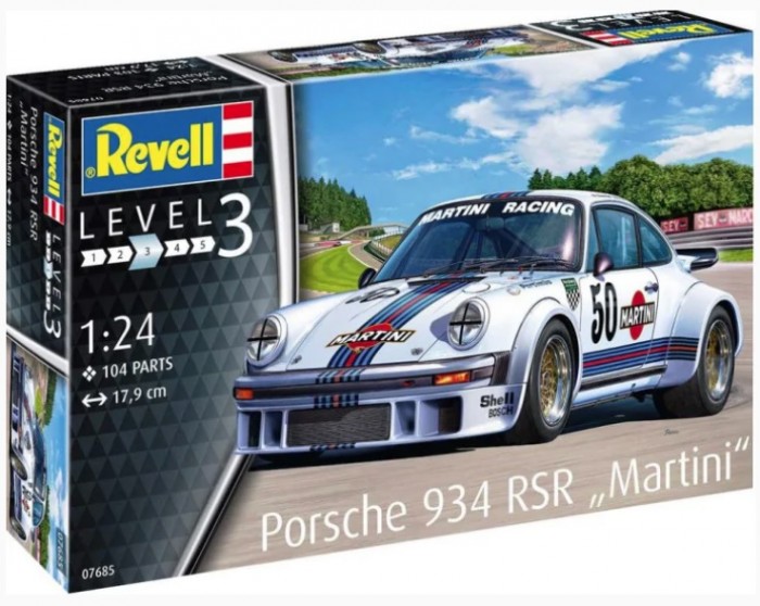 фото Revell сборная модель автомобиль porsche 934 rsr martini 1:24