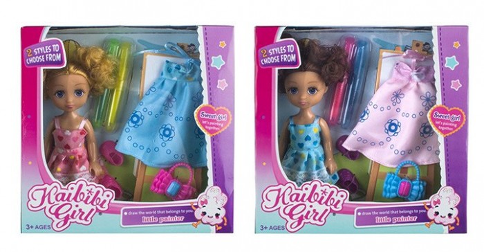 Куклы и одежда для кукол Junfa Кукла с аксессуарами Kaibibi Маленькая художница
