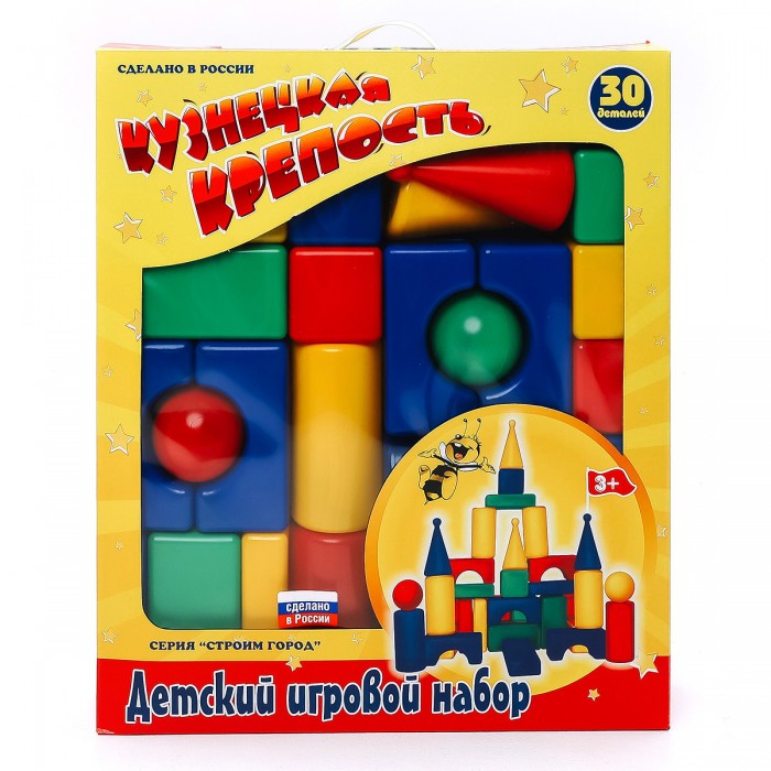 Развивающие игрушки Новокузнецкий завод пластмасс Кузнецкая крепость (30 деталей)