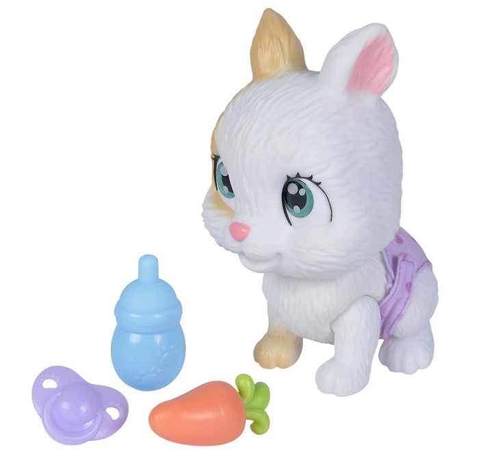 Купить Интерактивные игрушки, Интерактивная игрушка Simba Pamper Petz Кролик с аксессуарами 15 см