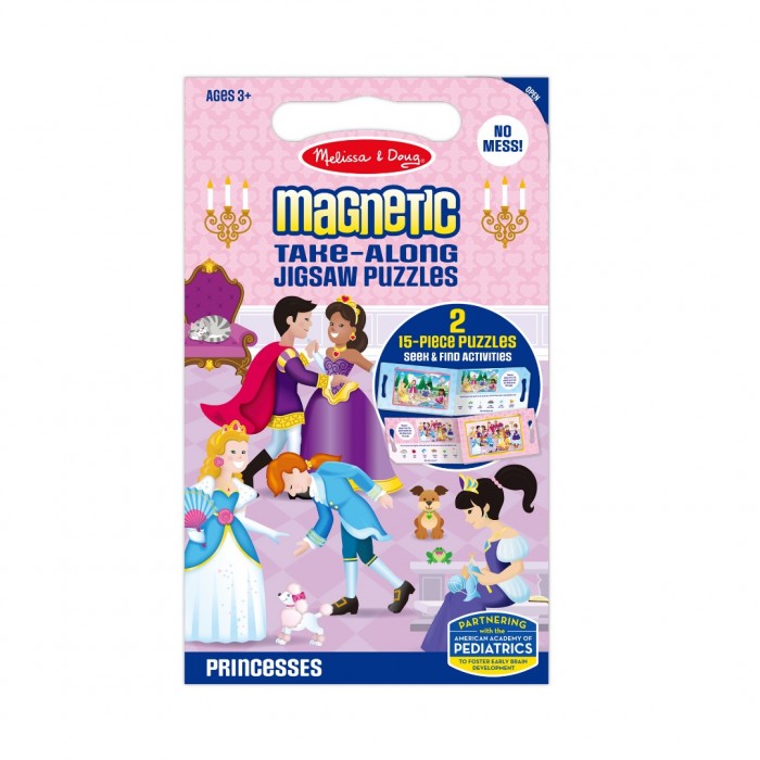 фото Melissa & doug набор пазлов на магнитной основе принцессы