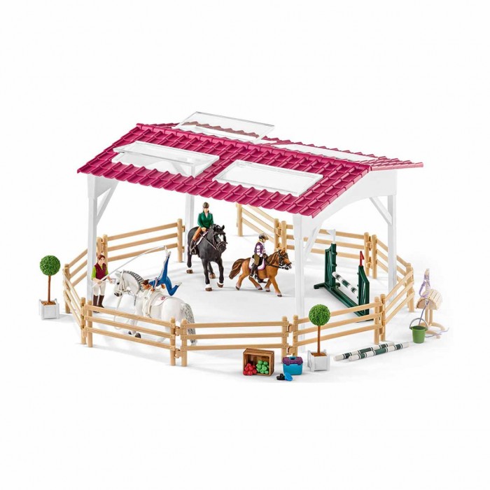 

Schleich Школа верховой езды с лошадьми и наездниками, Школа верховой езды с лошадьми и наездниками