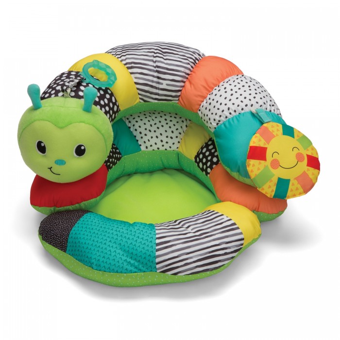 фото Развивающий коврик infantino поддерживающая подушка гусеница