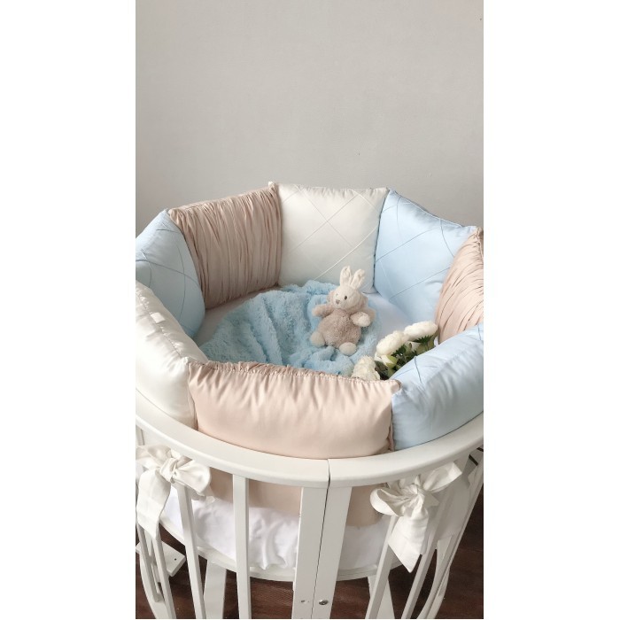 фото Комплект в кроватку krisfi спокойный сон для stokke sleepi и stokke sleepi mini (16 предметов)