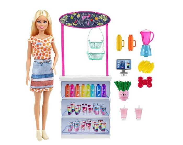 Куклы и одежда для кукол Barbie Набор игровой Смузи-бар