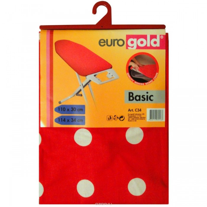 

Eurogold Чехол для гладильной доски Basic C34, Чехол для гладильной доски Basic C34