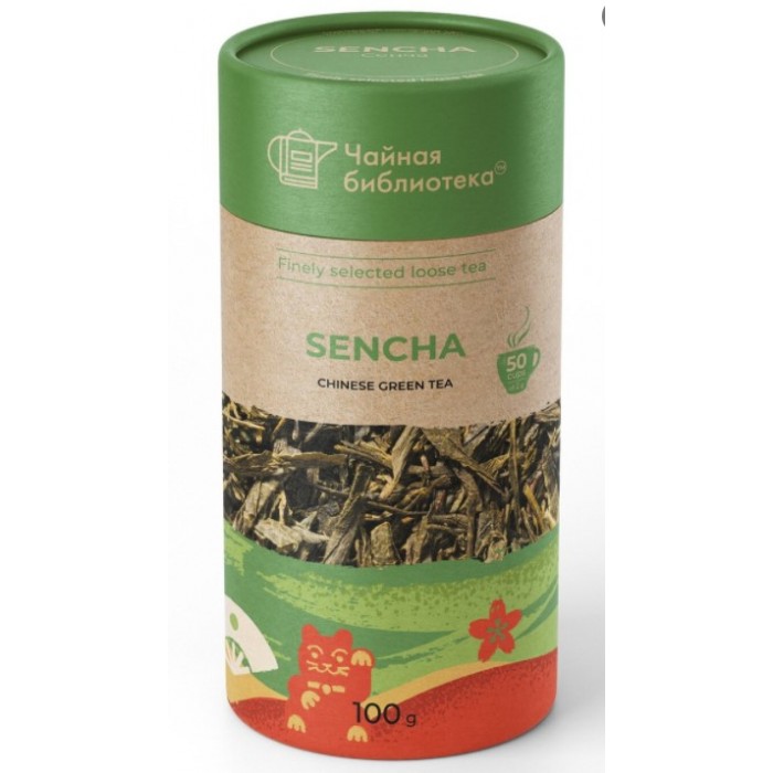 Teaco Чай зеленый Сенча 100 г ЧБТ-80200 - фото 1