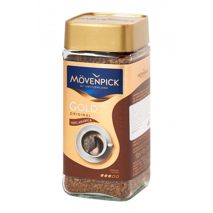 Movenpick Кофе Gold Original растворимый 100 г
