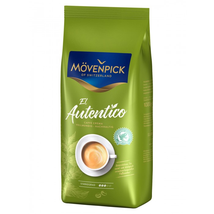 Movenpick Кофе El Autentico RFA зерно 1000 г