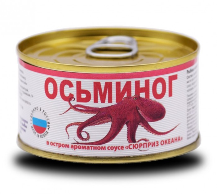 

Рыбозавод Большекаменский Консервы Осьминог в остром ароматном соусе Сюрприз океана 130 г, Консервы Осьминог в остром ароматном соусе Сюрприз океана 130 г