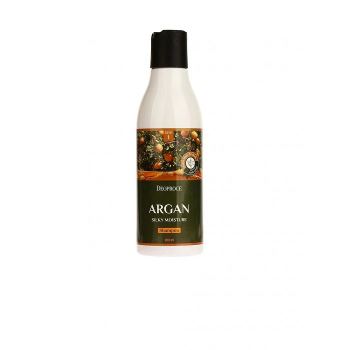 

Deoproce Шампунь для волос с аргановым маслом Argan silky 200 мл, Шампунь для волос с аргановым маслом Argan silky 200 мл