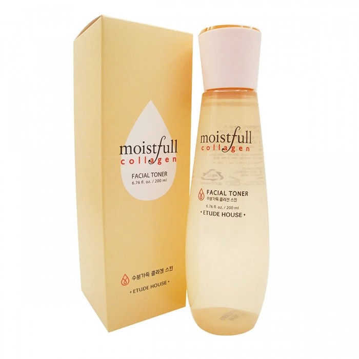 фото Etude house увлажняющий тоник moistfull collagen 200 мл