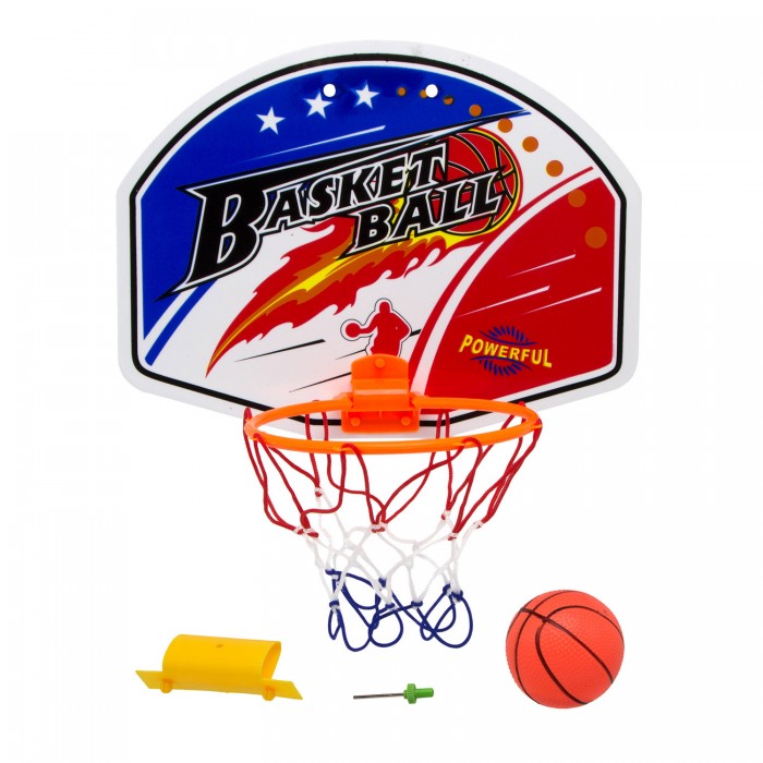 фото Хэппиленд набор для игры в баскетбол (корзина, щит, мяч, игла, крепеж) 200175842