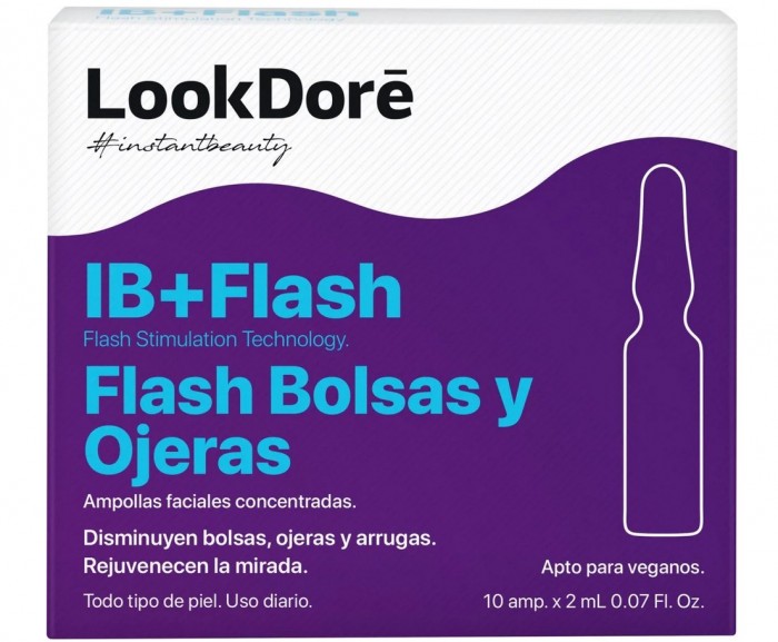 фото Lookdore концентрированная сыворотка в ампулах для контура век ib + flash eyes 10x2 мл