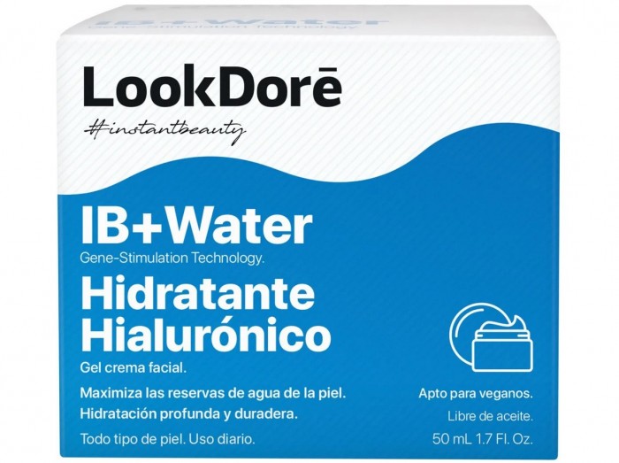 фото Lookdore гель-крем для интенсивного увлажнения ib + water moisturizing hyaluronic cream 50 мл