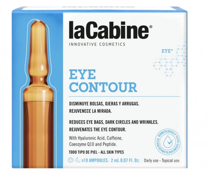 фото Lacabine концентрированная сыворотка в ампулах для контура век eye contour ampoules 10x2 мл