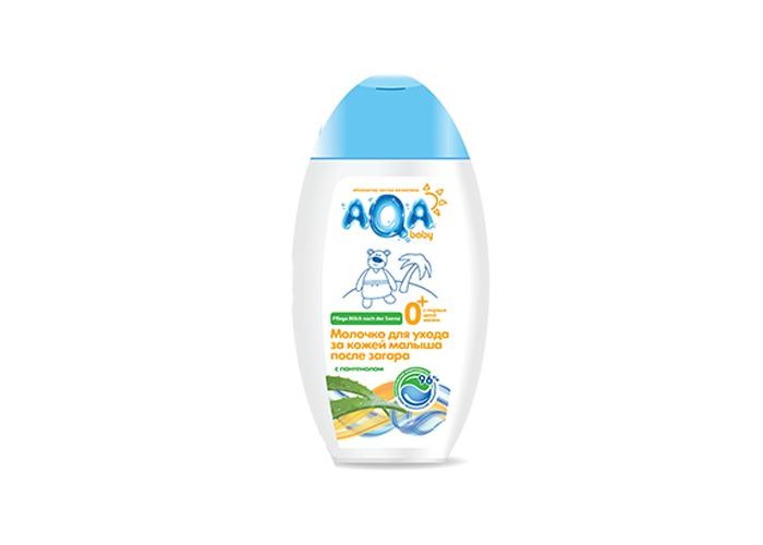 Солнцезащитные средства AQA baby Молочко для ухода за кожей малыша после загара 250 мл средства для загара
