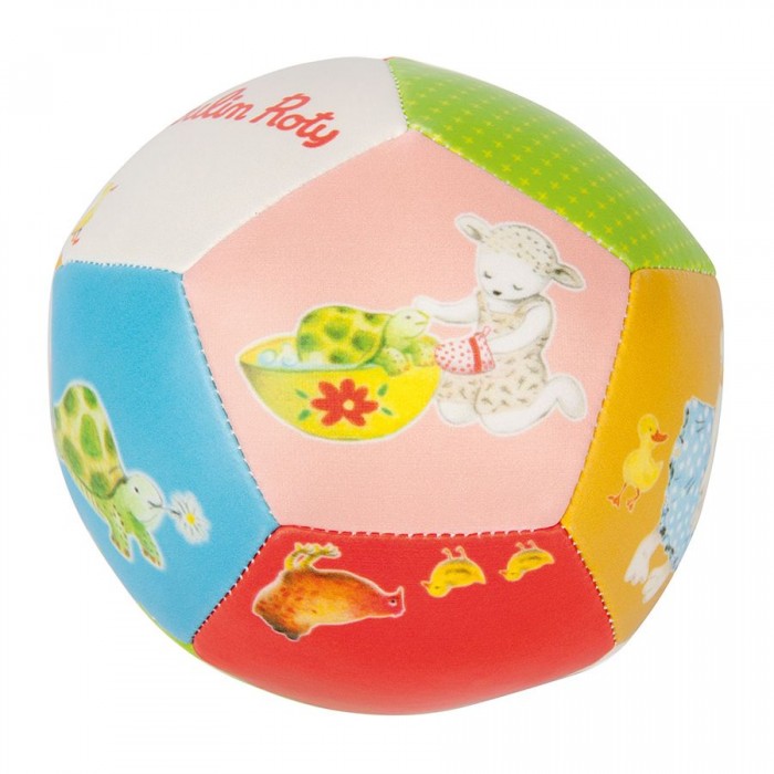 Мячики и прыгуны Moulin Roty Мягкий мячик Милые животные 10 см мягкие игрушки moulin roty кукла агата