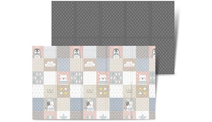 

Игровой коврик Parklon складной Marshmallow Пэчворк 200x120x1, складной Marshmallow Пэчворк 200x120x1