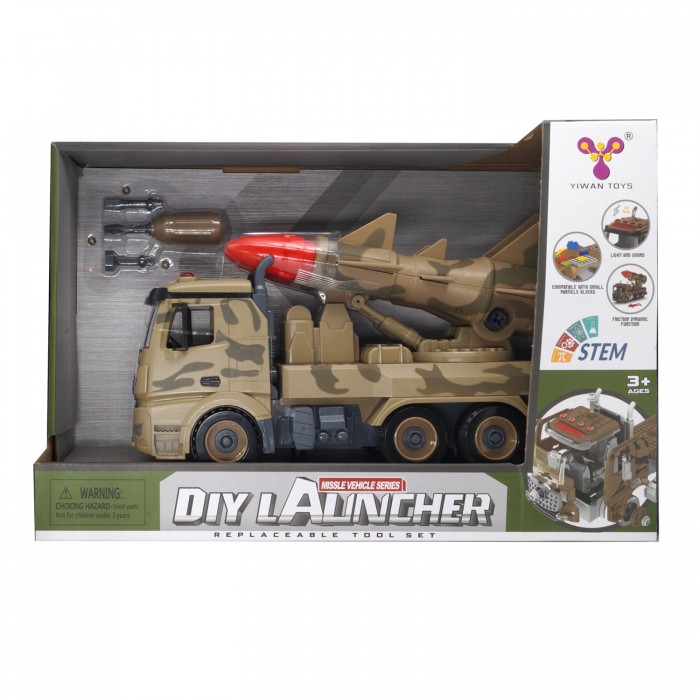 Фото - Машины HK Industries Военный грузовик - передвижной ракетный комплекс противовоздушной обороны интерактивные игрушки hk industries щенок мини
