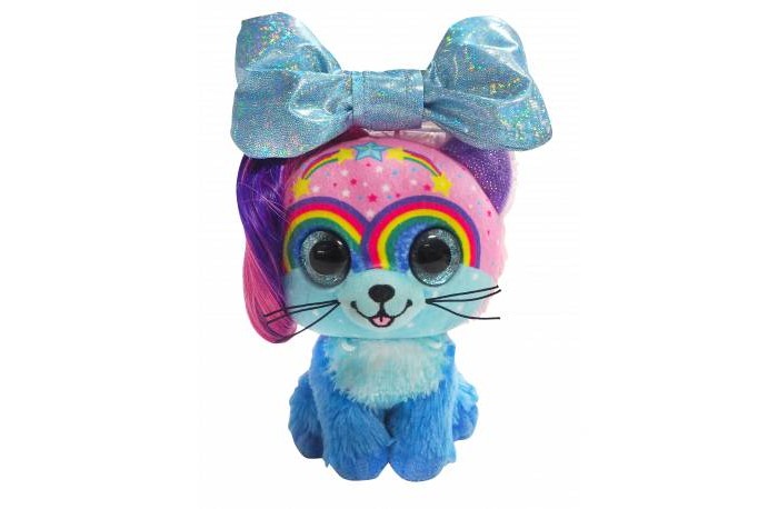 фото Мягкая игрушка shokid little bow pets котенок twinkle с бантиком сюрпризом 18 см