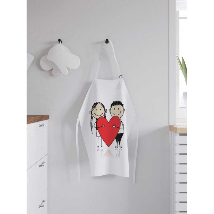 

JoyArty Фартук женский для готовки Любовь на двоих 65х65х28 см, Фартук женский для готовки Любовь на двоих 65х65х28 см