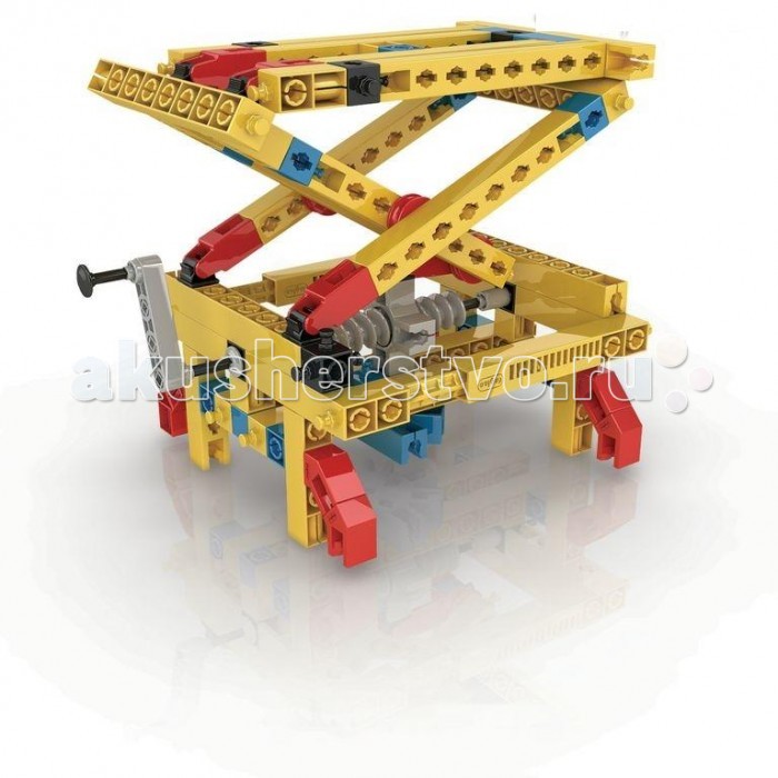 Конструктор Engino Mechanical Science Винты и червячная передачаMechanical Science Винты и червячная передача Конструктор Engino Mechanical Science Винты и червячная передачаMechanical Science Винты и червячная передачаEngino Mechanical Science Винты и червячная передача. Ты узнаешь, как червячные, зубчато-винтовые передачи уменьшают частоту вращения и как винты преобразуют вращательное движение в поступательное и одновременно увеличивают силу. Собери 5 моделей, таких как винтовой пресс, ножничная платформа, два крана и тиски. В набор входит диск с рабочей тетрадью на русском языке, для печати с описаниями новейших экспериментов и подробными объяснениями различных принципов механики, которые в них применяются, также прилагается брошюра с подробными инструкциями по сборке моделей.<br>