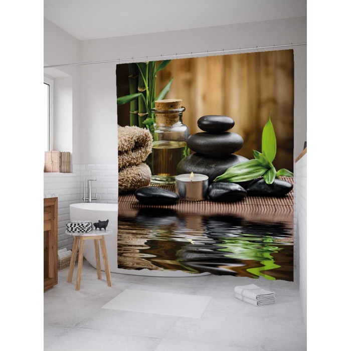 

JoyArty Штора для ванной Водные процедуры 180х200 см, Штора для ванной Водные процедуры 180х200 см