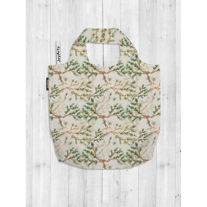 

JoyArty Сумка авоська Ветки хвои 65x46x7 см, Сумка авоська Ветки хвои 65x46x7 см